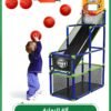 GROIC Arcade Basketball Game Set with 2 Balls and Hoop for Kids,Basketball Hoop Game Set,Indoor Outdoor Basketball Goal Toy,Adjustable Height Basketball Stand