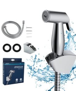 Jomoo Bidet Sprayer for Toilet, Adjustable Pressure Shattaf with 47Inch Anti-Leaking Stainless Steel Bidet Hose, Muslim Shower Bidet Spray Set