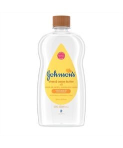 Johnson's Baby Mineral Oil Enriched with Shea & Cocoa Butter for Baby Massage & to Prevent Moisture Loss & Help Relieve Dry Skin, Allergy Tested for Babies, Kids & Adults, 20 Fl Oz Pack of 6