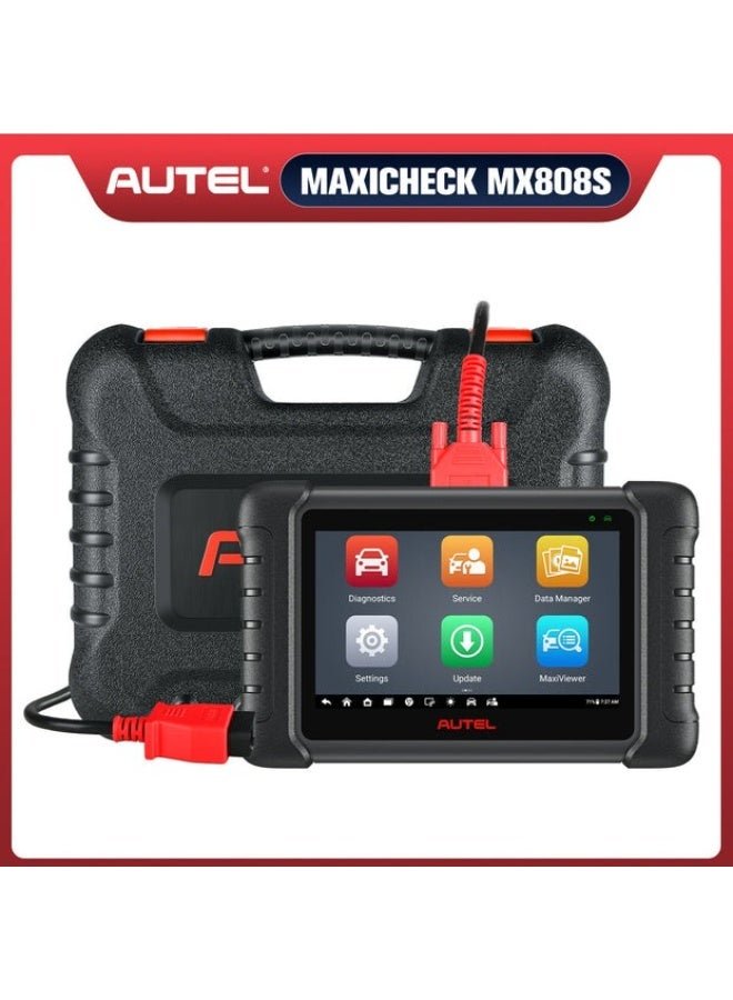 Autel Scanner Mx808s / mk808s Diagnostic Scan Tool 2025 Newest With All System Diagnosis, 25+ Maintenance Functions Services Including Immo, Oil Reset, Epb, Bms, Sas, Dpf, Abs Bleed