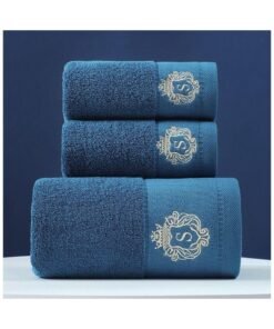 Hotel Resorts, Customized Logo Face Towel, Bath Towel, Hand Towel Set