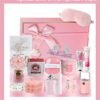 MissTiara Gifts Basket for Women - Birthday Gift Box Set Contains 18 Items Inspirational Gift,Relaxing Spa Care Package for Women Friendship,Friend Gifts for Women