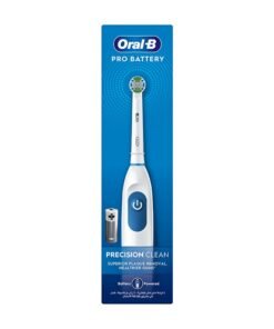 Oral-B Pro Battery Precision Clean Electric Toothbrush, Superior Plaque Removal, 1 Count