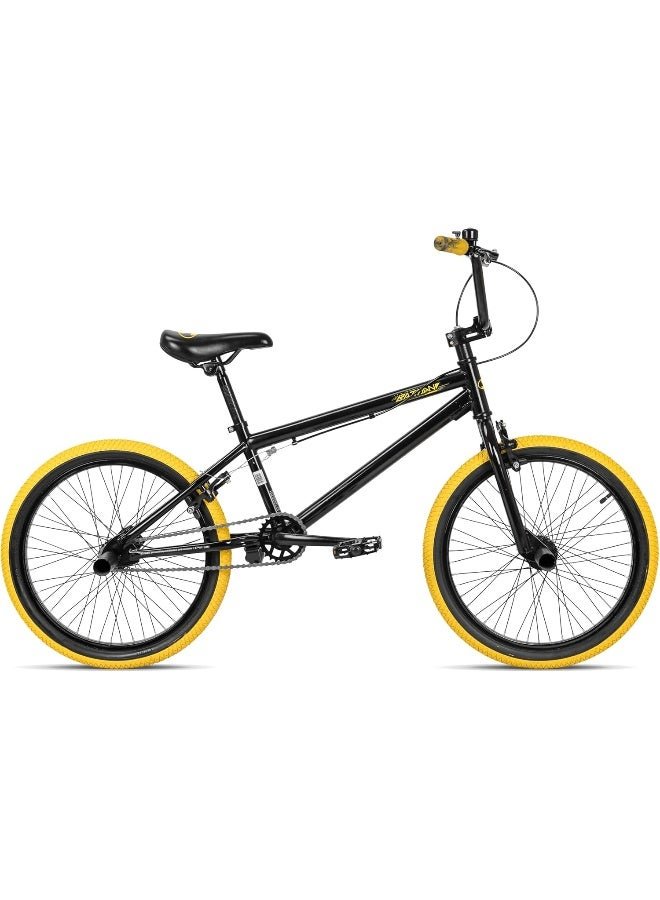 Spartan Batman BMX Bike – 20-Inch Wheel Size, Single Speed, Durable Steel Frame – Black - Image 2