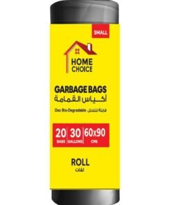 HOME CHOICE 30 Gallons, Pack of 20-Pieces, Size 60*90 cm Garbage Bags Rolls, Bio-Degradable, Bin Liners