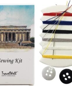 Travelwell Individually Wrapped Embroidery Compact Sewing Kit Boxed 100 Sets per Case Hotel Toiletries Amenities Landscape Series  Mini Sewing Kit