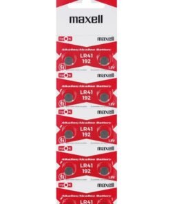 Maxell 10 pieces Genuine LR41 192 Alkaline 1.5v Battery