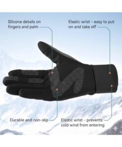 DEXO Waterproof Winter Sport Gloves – Thermal, Touchscreen, Windproof, Non-Slip – Unisex for Snowboarding, Skiing & Outdoor Activities, Large - Image 5