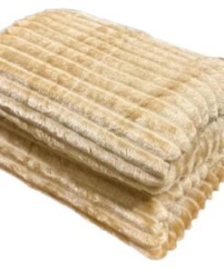 T G H Striped Flannel Fleece Blanket Plush Throw Blanket Super Soft Blanket King Size(220x240) For Bed and Sofas Luxurious Warm and Comfortable