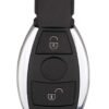 althiqahkey 2 Button Key Shell Only for Mercedes Benz after 2000+ NEC&BGA replace NEC Chip with logo