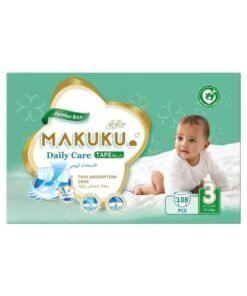 Makuku Daily Care Tape Diapers Size 3 6-11kg  4-6 months 108 Diapers