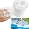 Gardern TPU Pool Patch Repair Kit,Self-Adhesive Inflatable Repair Tape,Inflatable Patch Repair Kit Waterproof, Repair Supply for Swimming Ring Inflatable Tent Canvas Canopy Tubes Air Bed-15CM*1M
