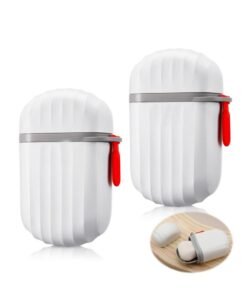 Travel Soap Dishes, 2 Pcs with Lid Cases Box, Waterproof and Leakproof for Bathroom Camp Gym Shower School