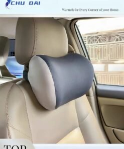 CHU DAI Car Neck Pillow for Driving Seat, Soft Memory Foam Headrest Pillow with Adjustable Strap and Removable Cover, Ergonomic Neck Support for Car, Office Chair, Gaming Chair