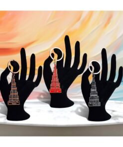 Souvenir Souq Premium Keychain Metal Burj Khalifa Hand filled Enamel colors