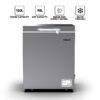 NIKAI 150L Gross / 98L Net, Single Door Chest Freezer With Storage Basket, High Energy Efficiency Cooling System, Adjustable Temperature, Child Lock, Silent Operation, Ideal For Home And Restaurants 150 L 342 kW NCF150N7S Silver