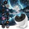 Sunshine Trade World 13-in-1 Galaxy Night Light Star Projector Lamp with 12 Film Discs | LED Rotating Star & Galaxy Projection | Kids Night Light for Bedroom, Home Theater, Party & Living Room Decor | Soothing Sleep Lamp for Children | White