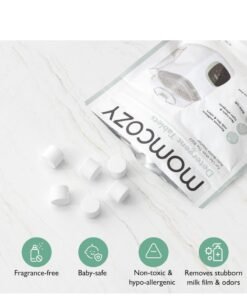 Momcozy Official Washing Block for Momcozy KleanPal Pro Baby Bottle Washer, 120 Detergent Tablets