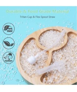 Alternative view of DIOTTI Baby bottles Drinking Cup,Sippy Cups for 6+ Months Baby, Baby Cup 300ml Weighted Straw& Easy-Grip Handles Multifunctional Drinking Milk Drinking Water Dual-use Bottle BPA Free (Pink)