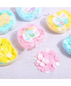 TraveEssentialz Paper Soap For Kids Travel or School Use | Travel Essential Item | Apple Shape Bottle Paper Soap Clean Soft Bath