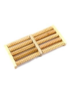 Wooden Foot Massage Roller Reflexology Stress Massager Fitness Health Care Pain Relief Colorful Massage Roller