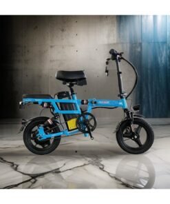 Alternative view of Aster Electric Bike with 500W Motor and Battery 48V 10 Ah  Blue