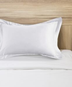 Sleepsia Microfiber Bed Pillow for Sleeping | Down Alternative Ultrasoft Cotton Washable Pillow | Soft Pillow (Hotel White Pack of 1) 16X24