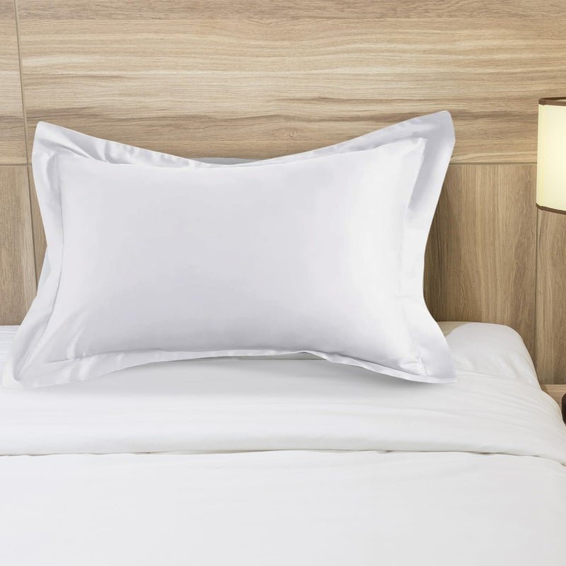 Sleepsia Microfiber Bed Pillow for Sleeping | Down Alternative Ultrasoft Cotton Washable Pillow | Soft Pillow (Hotel White Pack of 1) 16X24