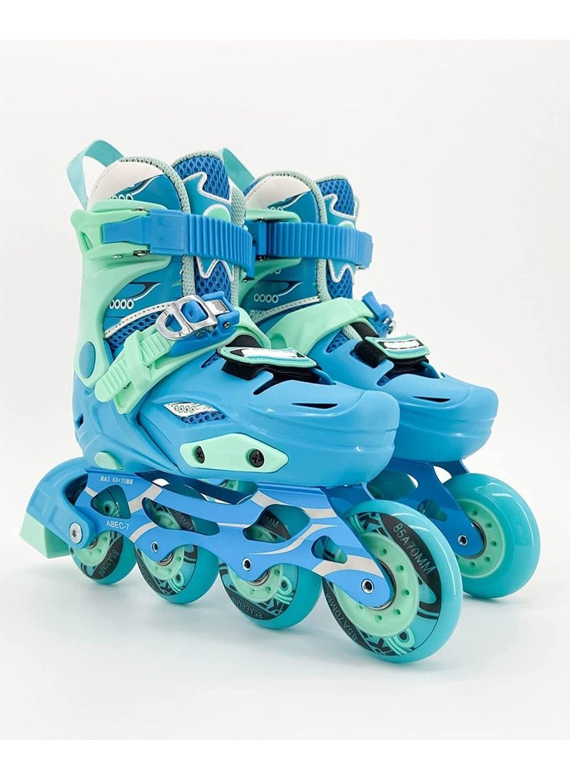 GT-Wheel Professional Inline Skating Shoes, Adjustable Roller Skates with High-Performance Speed Safety Skate Shoes