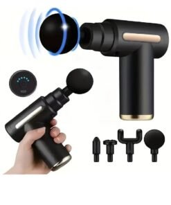 YoYoTech Mini Massage Gun Deep Tissues Muscle Massager For Athelets&Trainers With 6 Speeds Massage Device Super Quiet Electric Handheld Portable Body Massager for Neck Pain Relief Shoulder Waist Leg Muscles