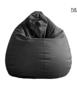 Jumbble PVC Grey Bean Bag Filled Multi Purpose Faux Leather Bean Bag - Image 3