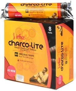 irfaz Charco lite Quick Ignite Bakhoor Charcoal 80 Peice-40MM-AL SAQER