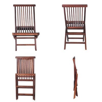 Foldable Eucalyptus Wood Chair - Outdoor Wood Chair For Garden Furniture Balcony Pool Side and Outdoor Area use - Image 5
