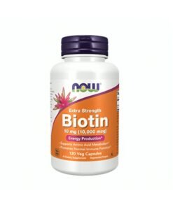 Now Foods Extra Strength Biotin Dietary Supplement 10 Mg, 120 Veg Capsules