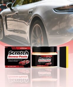 Homonth Car Scratch Remover - Professional Deep Cleaning Restorer | Time Saving Paint Light Scratch Remover Wax for Car for Polishing Maintenance Care Automotive Truck Rv SUV Exterior Bumper
