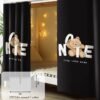 DUNISO Blackout Bottom Bunk Bed Curtains Dormitory Room Lightproof Decorative Roommate Privacy Cover Canopy Photo Background Decor Backdrop Blackout Curtain 2 Panels