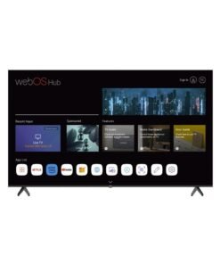 JVC 60 Inch QLED 4K UHD Edgeless Smart TV | WebOS with Magic Remote, Dolby Audio, Apple AirPlay, Quad Core Processor - LT-60NQ7165 LT-60NQ7165 black