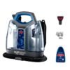 Bissell Spotclean Multiclean Spot And Stain | 47202 | Portable Carpet & Furniture Deep Cleaner With The Power Of Heatweave Technology™ &Two Tank Technology | 2 Years Warranty 1.1 L 330 W 47202 Black/Blue