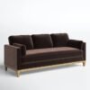 ALWASIT HOME Elegant Comfort: The Pera 84'' Velvet Sofa"