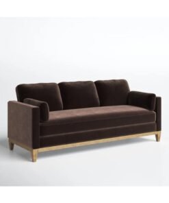 ALWASIT HOME Elegant Comfort: The Pera 84'' Velvet Sofa"