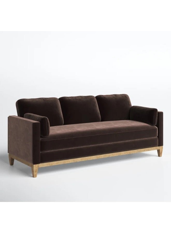 ALWASIT HOME Elegant Comfort: The Pera 84'' Velvet Sofa"