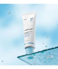 Medicube Zero Pore Moisture Sun Serum SPF 50 (50ml), Lightweight Hydrating Chemical Sunscreen for Sensitive & Oily Skin, Broad Spectrum UV Protection Serum Minimizes Pores & Leaves No White Cast