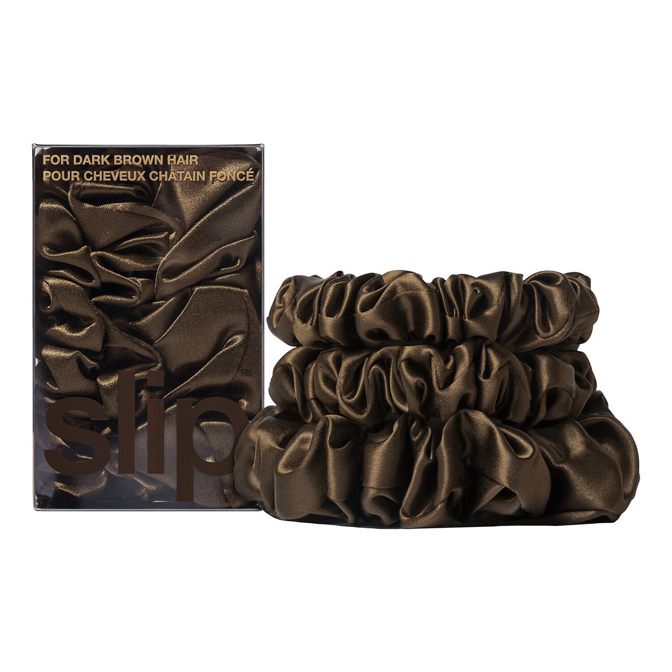 Back to Basics Midi/Large Scrunchie - Dark Brown