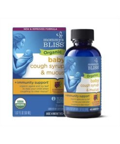 Mommy's Bliss Organic Baby Cough Syrup and Mucus + Immunity Support, Contains Organic Agave and Ivy Leaf, Made for Babies 4 month+, 1.67 Fluid Ounces