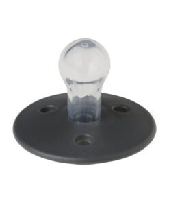 Mininor Round Pacifier Silicone 6M Black Raven