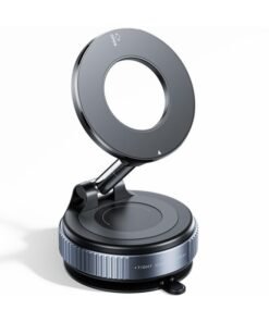 HOMESTAR Faatchoi‌ ‌Vacuum Magnetic Phone Holder‌ - 360° Adjustable ‌Magsafe Car Mount‌, Foldable ‌Car Phone Holder‌ with Strong ‌Suction Cup Mount‌, Universal Fit for All Smartphones
