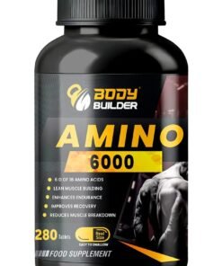 Body Builder Amino 280 Tablets 6000 Mg Lean Muscle Building Enhances Endurance
