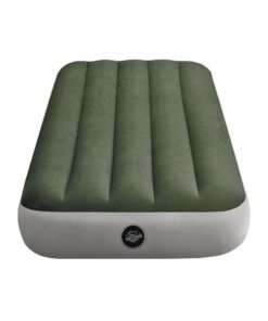 INTEX Prestige Downy Twin Dura-Beam Airbed Fiber-tech Technology, Green