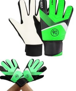Kid's Goalkeeper Gloves Finger Protection Latex Soccer Goalie Gloves Teenagers Breathable Sports Gloves