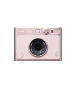 FUJIFILM Instax Mini EVO Pink Hybrid Instant Camera – Gentle Rose Colour - (USB-C) Instant Print with Digital Preview, Creative Modes & Built-In Selfie Mirror